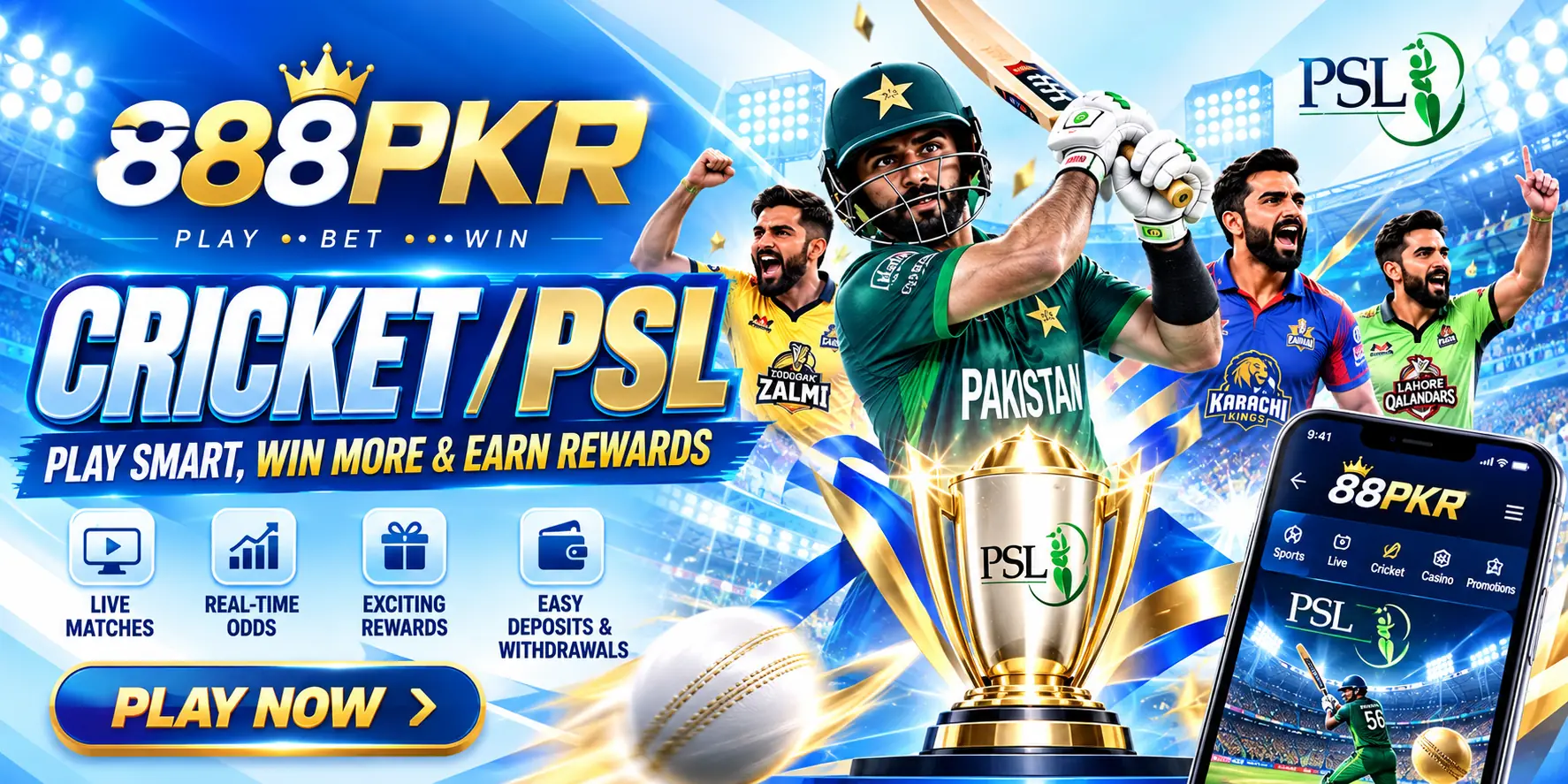 888PKR Cricket / PSL